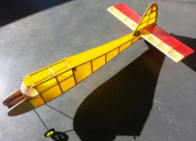 cleaned up fuse with new tailplane fitted