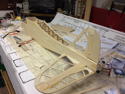 The fuselage taking shape &amp; tail feathers completed