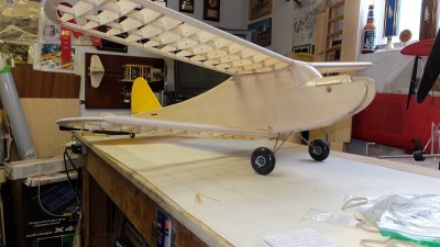 All nailed together ready for covering. The fuselage is already covered with &quot;00&quot; silkspan &amp; dope
