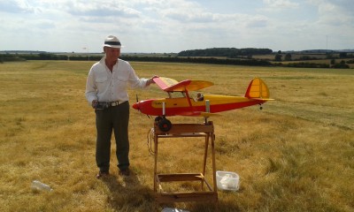 John Ashby with possibly the prettiest model there - his O/D 'Sabrina'. Flew like a dream on R/E/T
