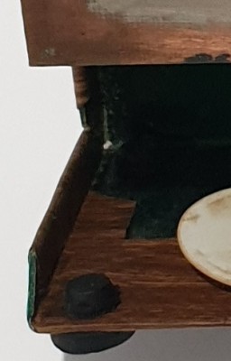 my Tx - original green case visible under the vinyl cladding