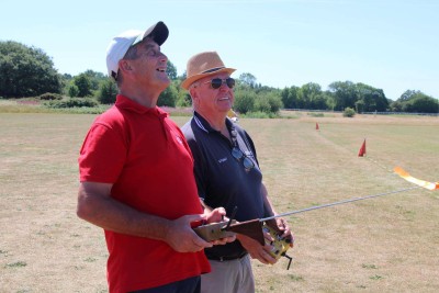 Graham and Stuart with their converted Tx (Futaba Digimax 3 and Skyleader SLX)
