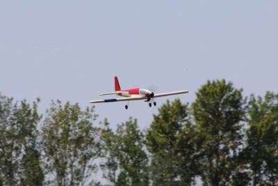 Unfortunately the silencer front cone fell off mid-flight