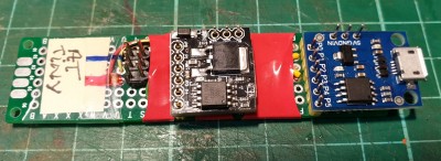 ATtiny85 modified programming board_s.jpg (319.87 KiB) Viewed 2856 times Both boards are fitted in this view for demonstration, but only one board at a time is fitted when programming.