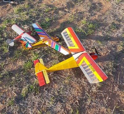 It was a good test flying session. The Sigma also got it's first air under its wings.