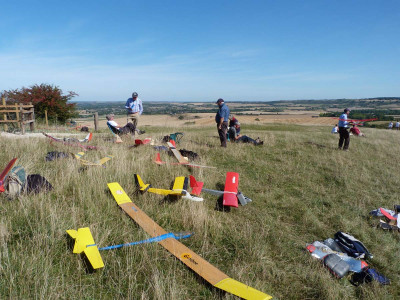 The 'pits' at the top of the hill