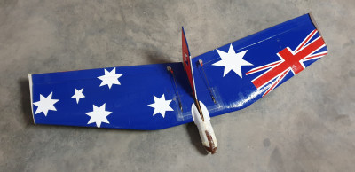 the beastie, 1200mm span, with patriotic colour scheme