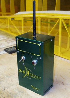 The completed transmitter ready for the flying season.<br />back to building the plane for it now.