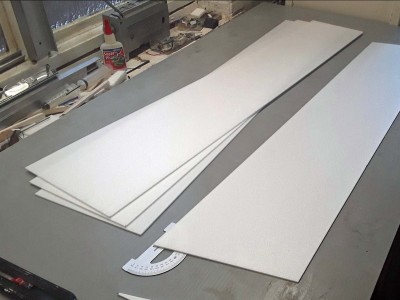 Cut 4 wing blanks.